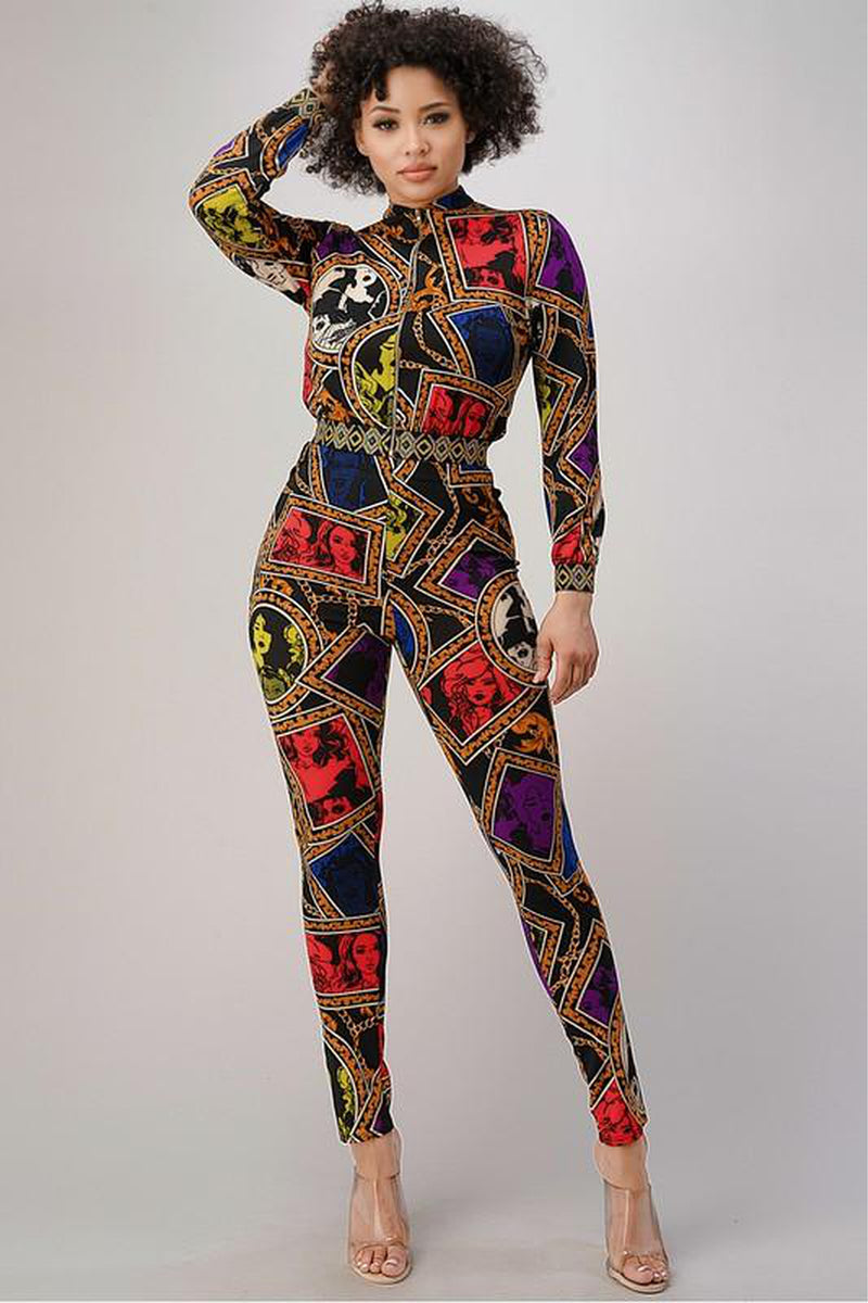 Like a Star Zipper Jacket set