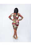 Flower Print Mini dress